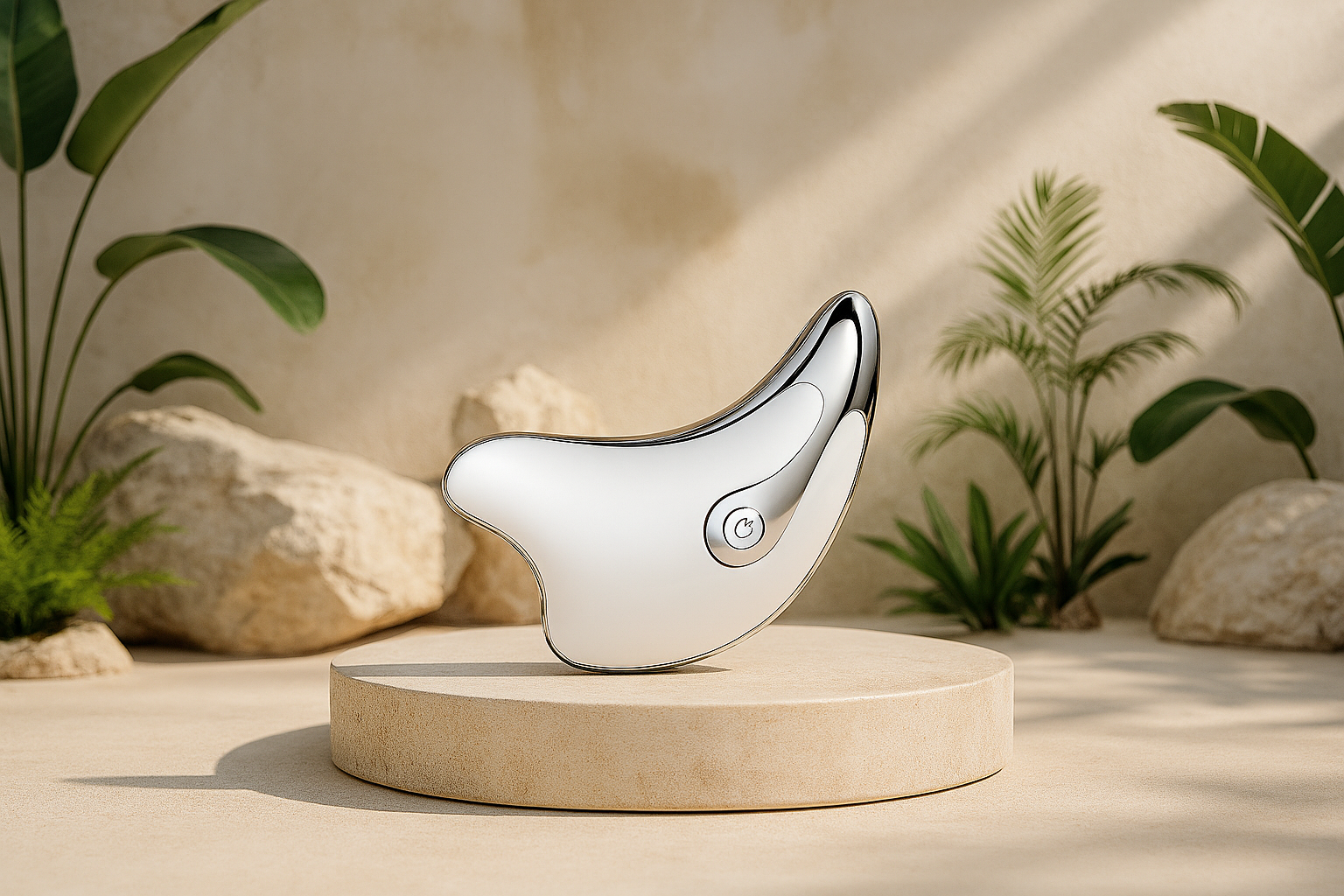 Dolphin Facial Massage Microcurrent Scraper